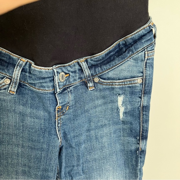 H&M Mama Maternity Over the Belly Skinny Denim Jeans - Picture 2 of 8